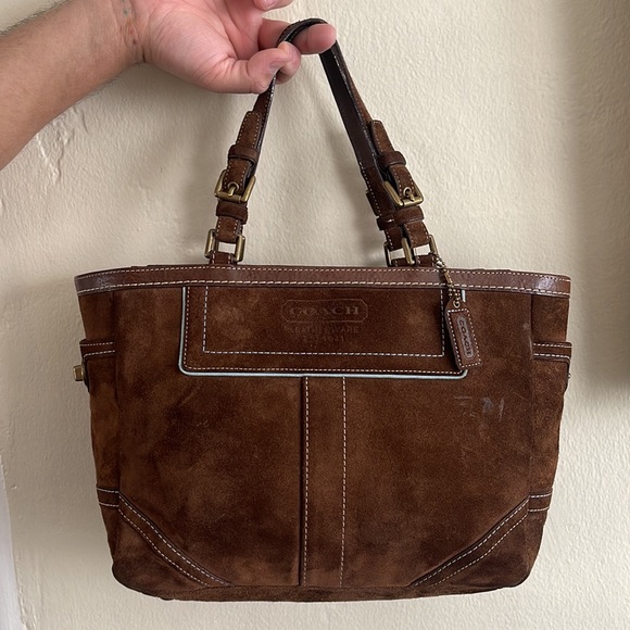 Coach Y2K Hampton Gallery suede tote - Picture 15 of 15